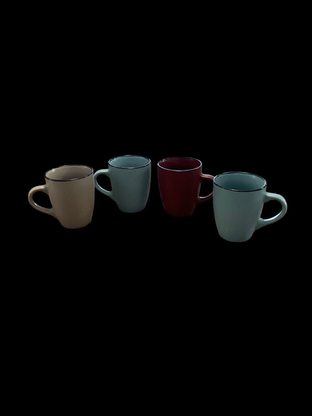 Stoneware Mugs x4